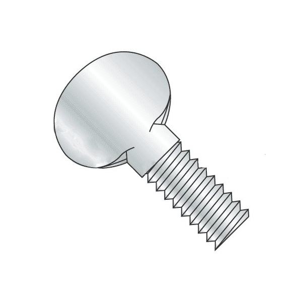 Newport Fasteners Thumb Screw, #10-24 Thread Size, Spade, Zinc Plated Steel, 1 in Lg, 2000 PK 598065-2000 - main